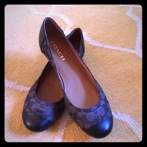 Coach Signature Flats